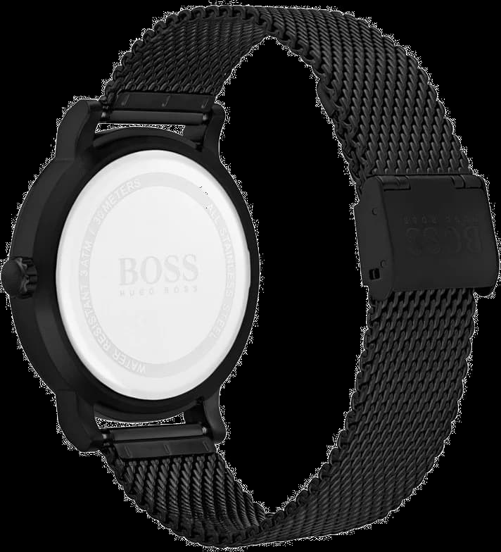 Montre Hugo Boss 1513636 homme verso boîtier noir