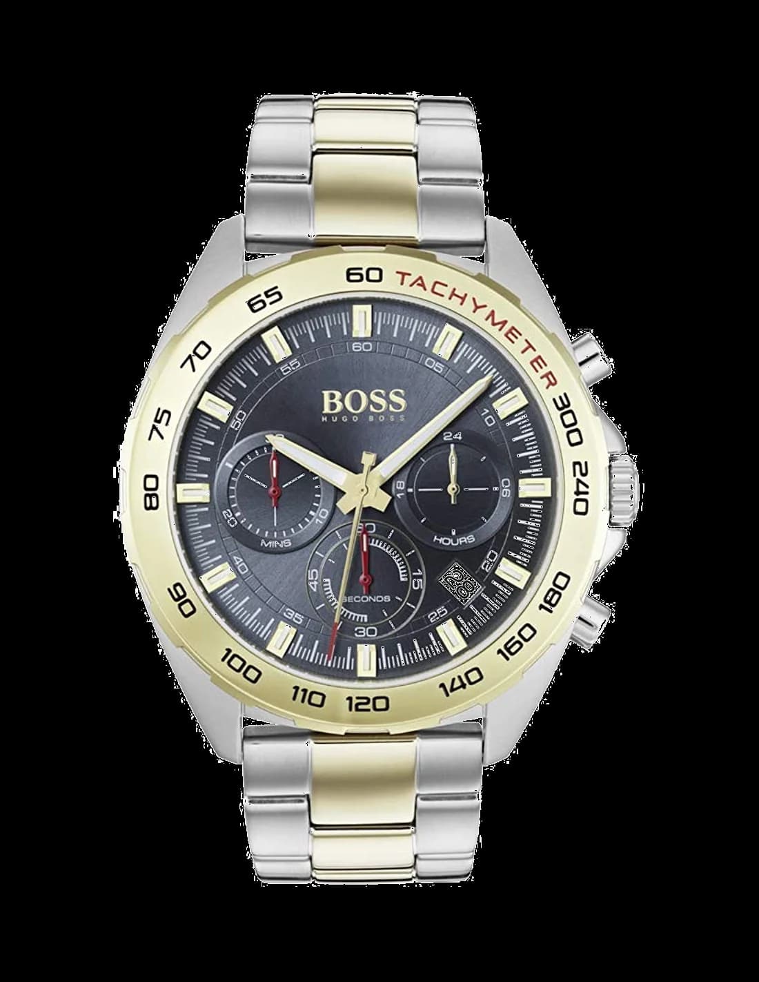 Hugo Boss 1513667 chronographe en cuir noir — Montres Outlet