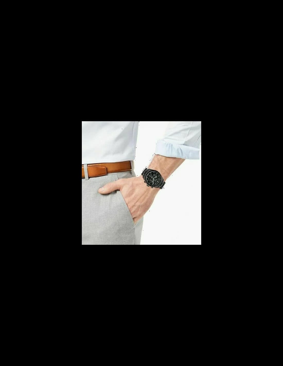 Montre Hugo Boss 1513675 homme verso boîtier noir