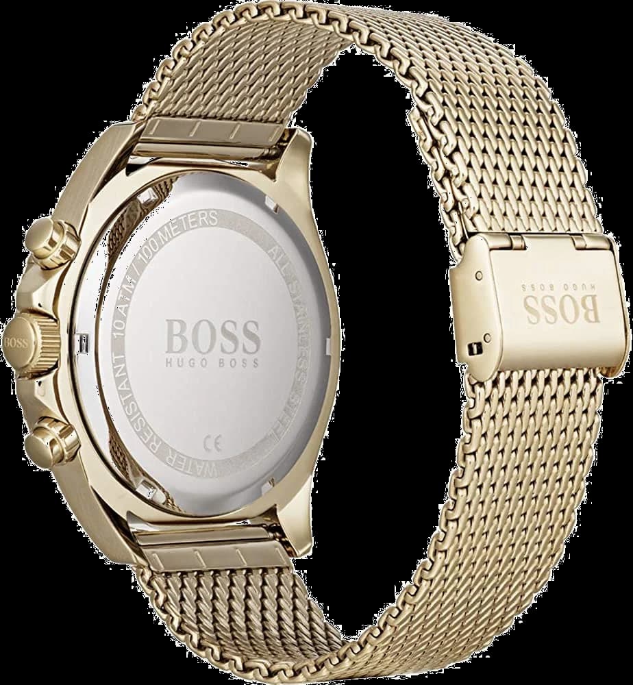Montre Hugo Boss 1513703 Cadran Noir et Bracelet Maille Milanaise vue 2