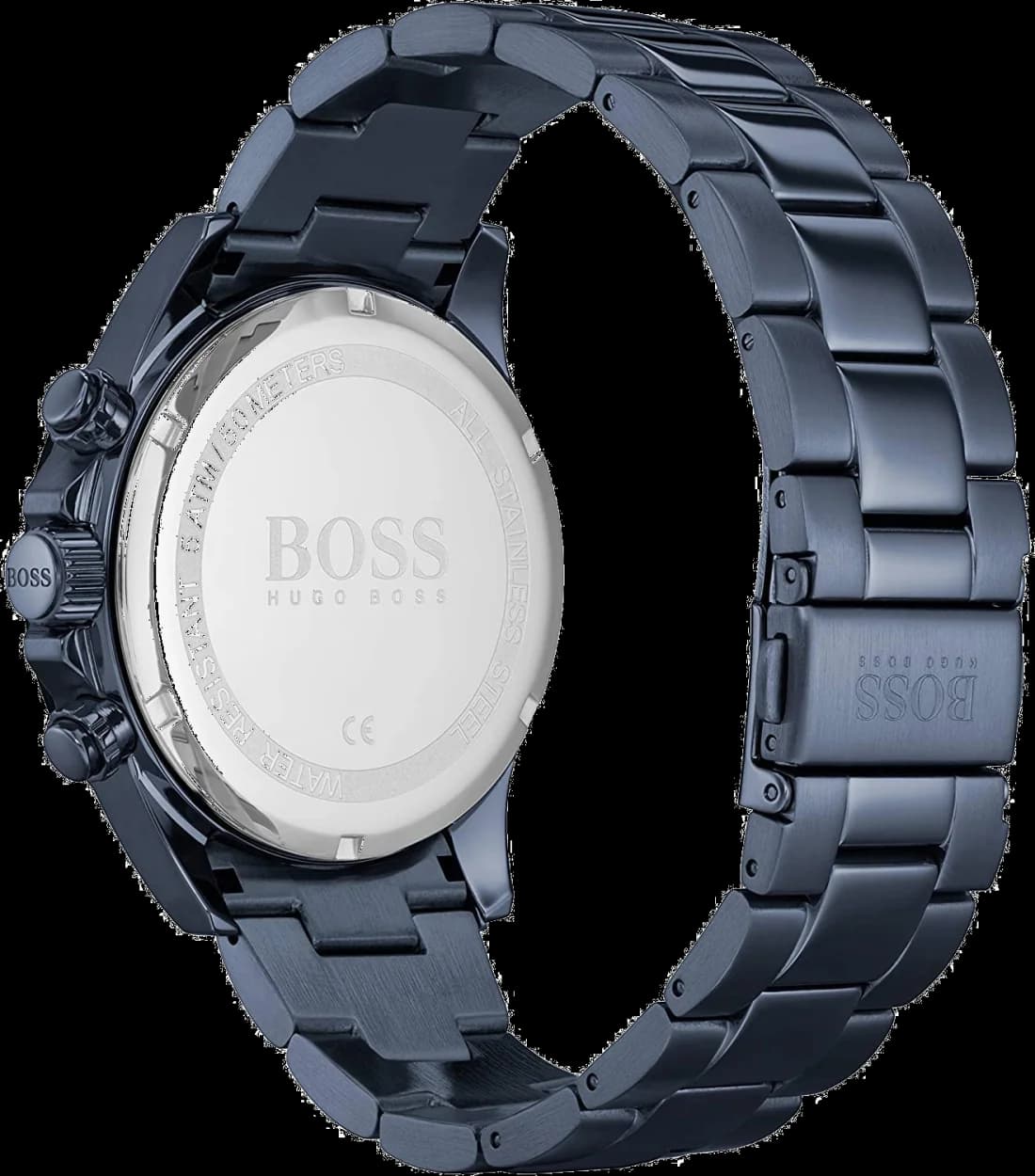Montre Hugo Boss 1513758 Chronographe Acier et Cadran Bleu Nuit vue 3