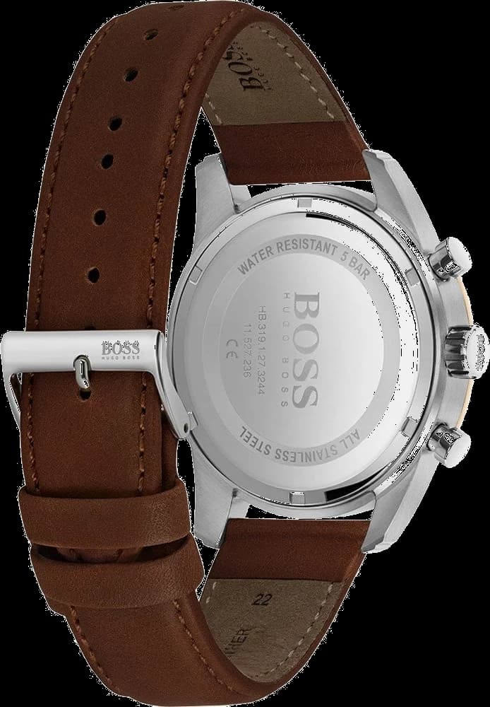 Montre Hugo Boss 1513786 homme détail cadran argent