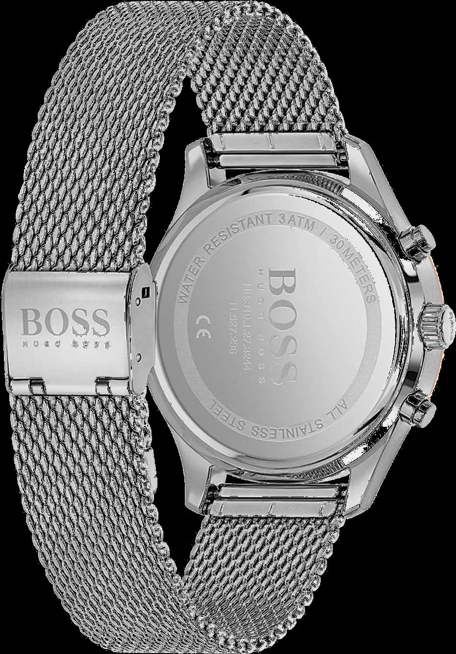 Montre Hugo Boss 1513805 homme verso boîtier argent