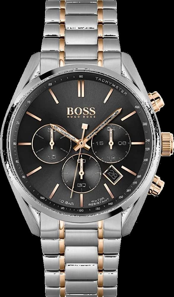 Hugo Boss 1513819 [cadran noir et boîtier acier] — Montres Outlet