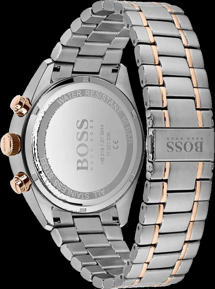 Montre Homme Hugo Boss Champion 1513819 chronographe bicolore bracelet acier vue 3