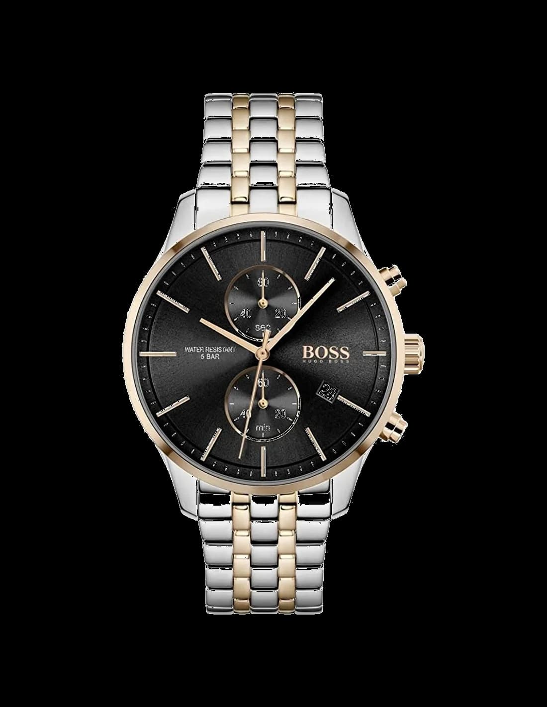 Hugo Boss 1513840 montre noire chronographe — Montres Outlet