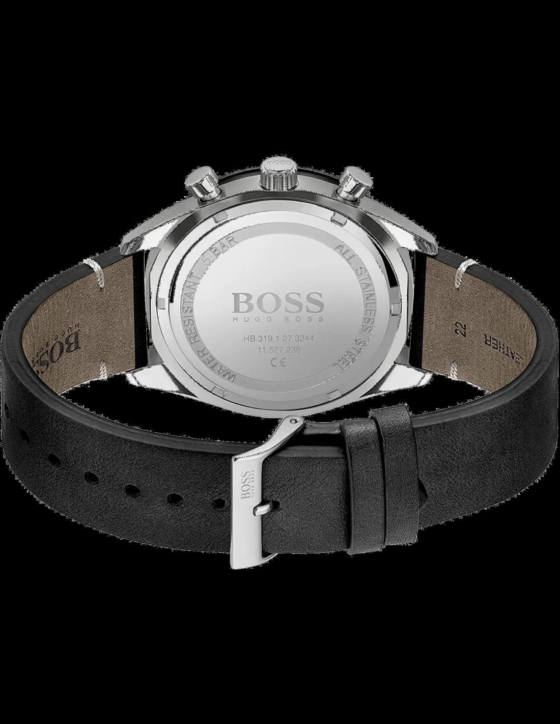 Montre Hugo Boss 1513864 homme verso boîtier argent