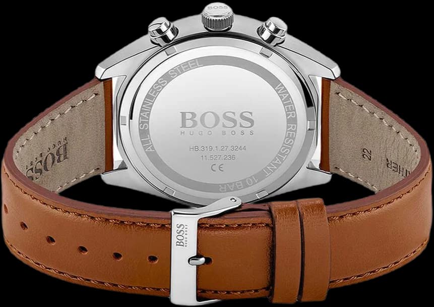 Montre Hugo Boss Champion 1513879 cadran blanc analogique index acier