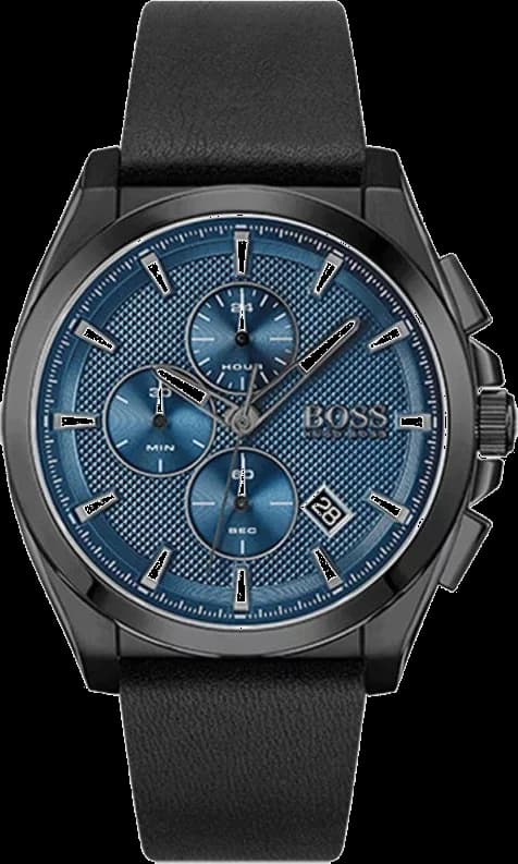 Hugo Boss 1513883 — montre chronographe en acier noir — Montres Outlet