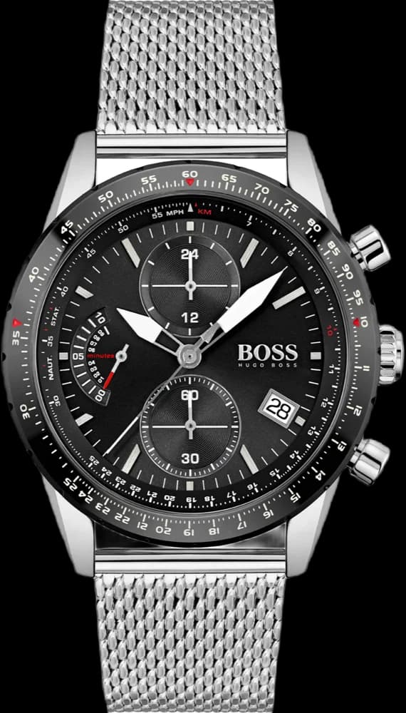 Hugo Boss 1513886 montre chronographe noir — Montres Outlet