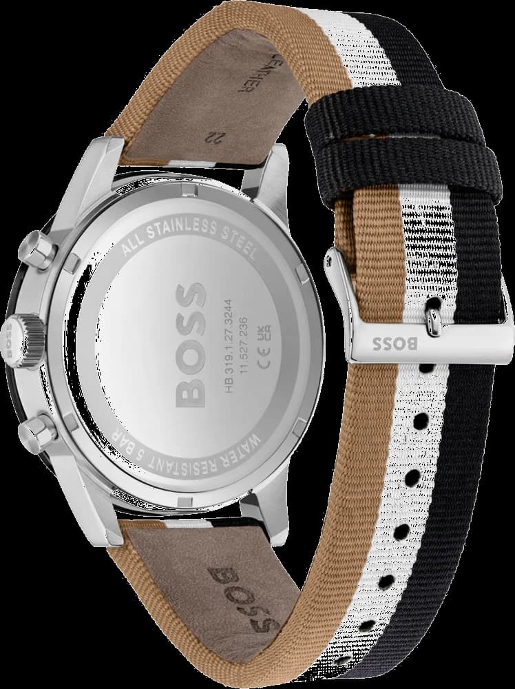 Montre Hugo Boss 1513963 Chronographe Bracelet NATO Tricolore vue 3