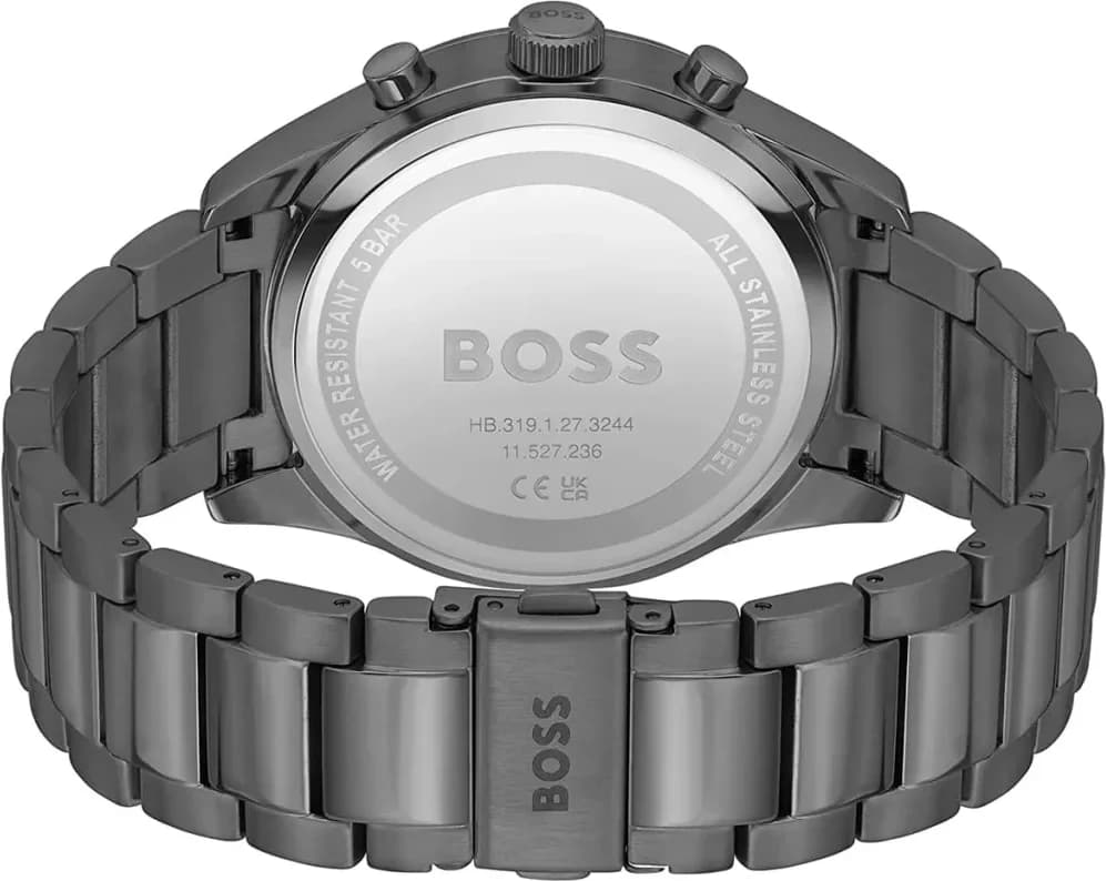 Montre Hugo Boss 1513991 homme verso boîtier gris