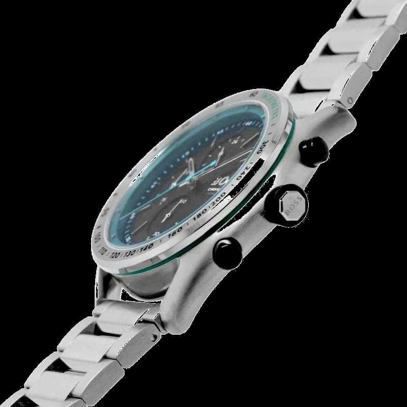 Montre Hugo Boss 1514023 Center Court Acier et Cadran Noir vue 3