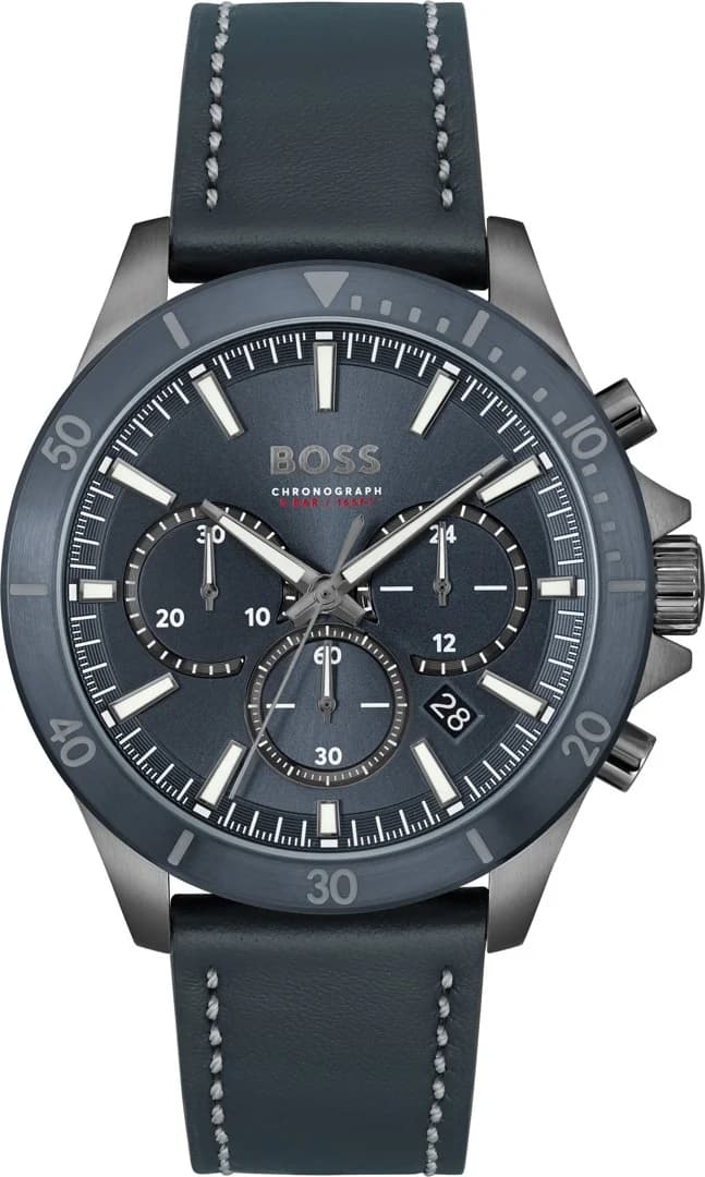 Hugo Boss 1514056 cadran noir avec index en bâton — Montres Outlet