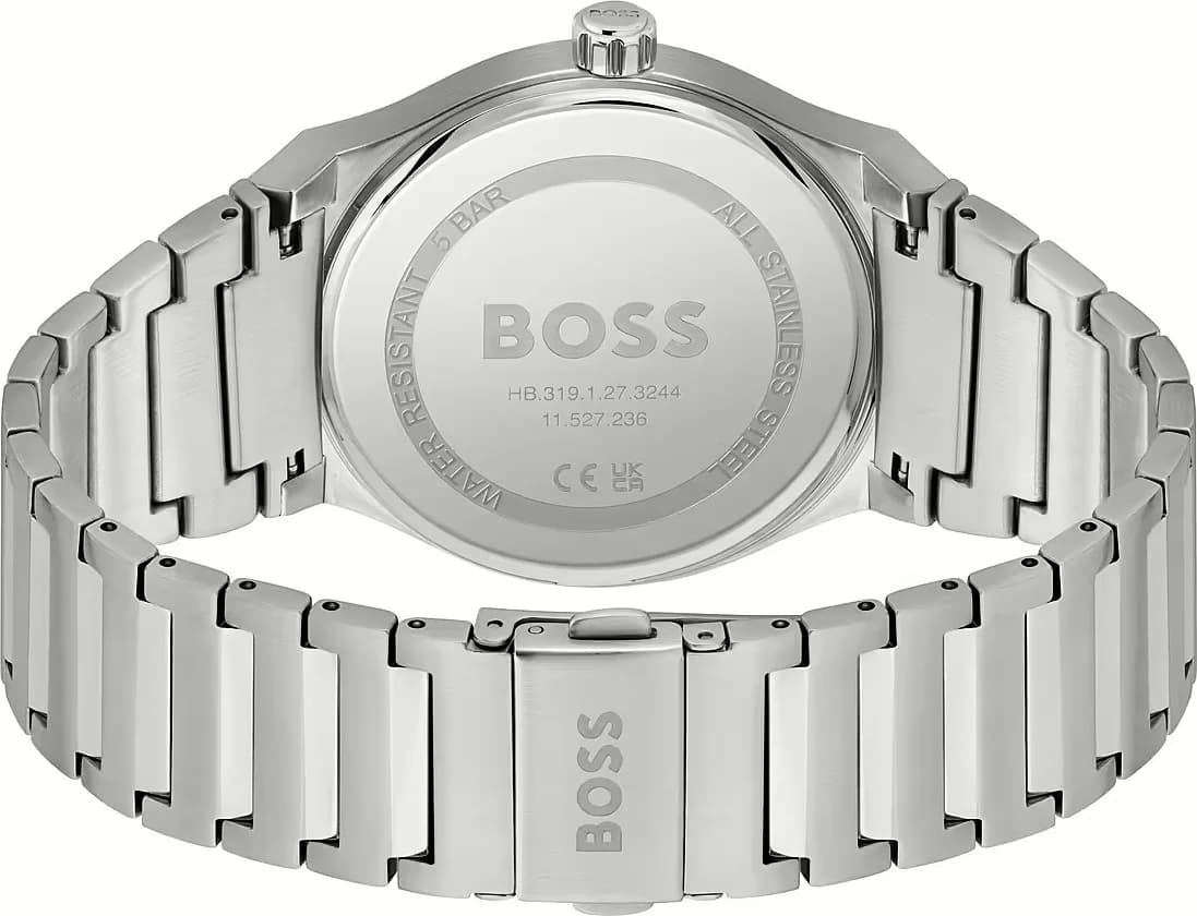 Montre Homme Hugo Boss 1514076 Condor en Acier et Cadran Bleu Soleillé vue 3