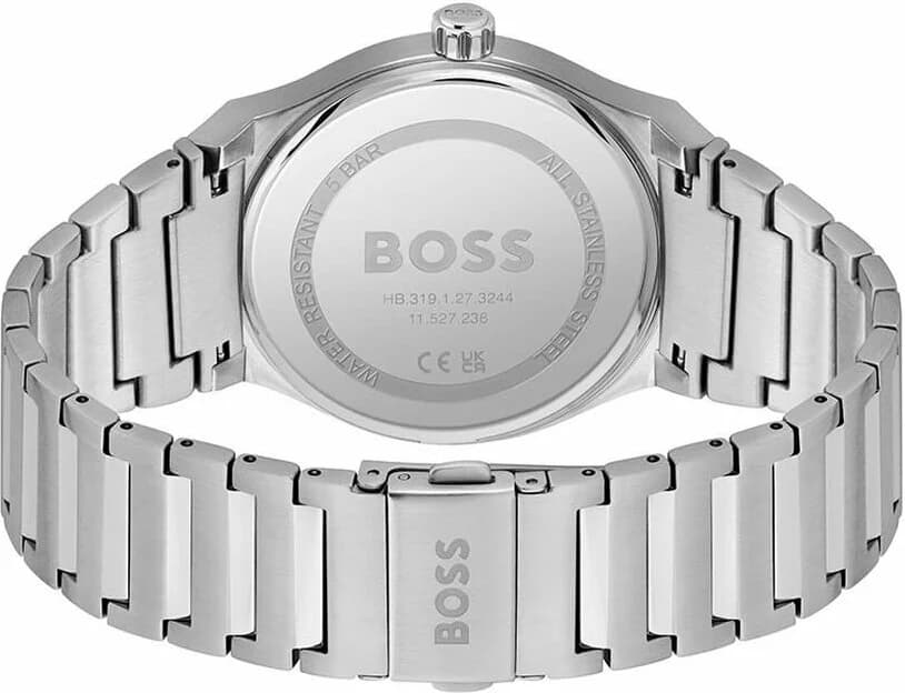 Montre Hugo Boss 1514079 Candor en Acier Brossé et Cadran Vert Soleillé vue 3