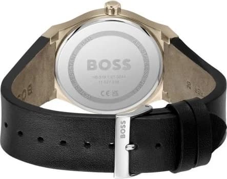 Montre Hugo Boss 1514080 Candor en Acier Bronze et Cuir Noir vue 3