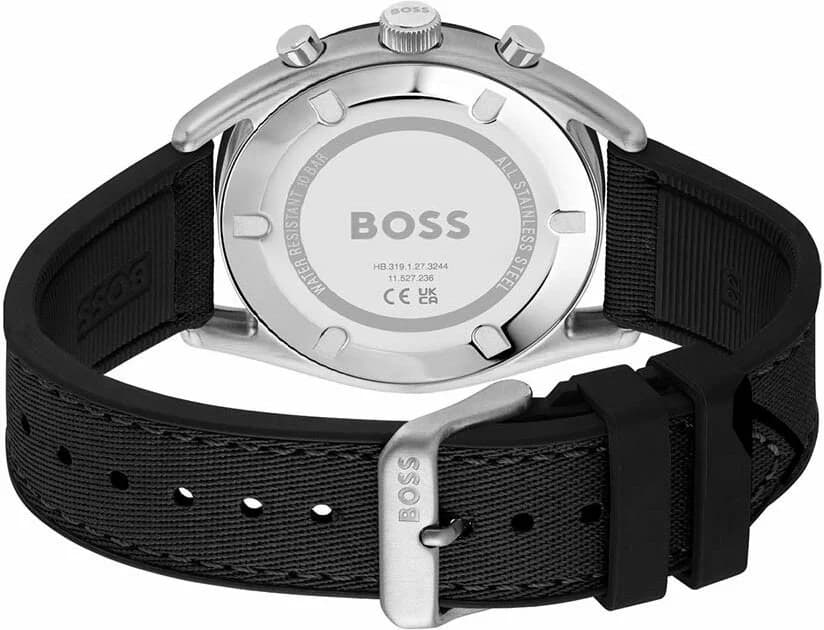 Montre Hugo Boss 1514091 Multifonctions en Acier Noir et Silicone vue 3