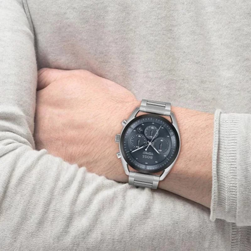 Montre Homme Hugo Boss 1514093 Sport Lux Top Cadran Bleu et Bracelet Acier vue 4