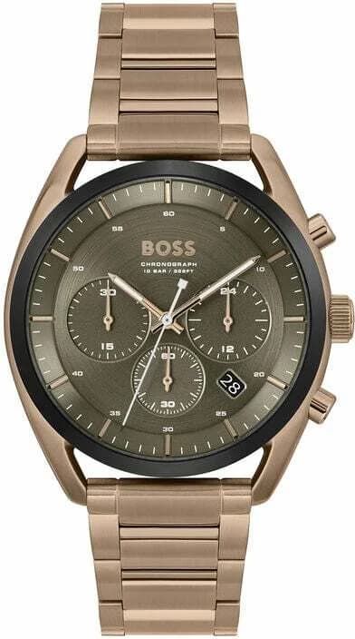 Hugo Boss 1514094 cadran noir et chronographe — Montres Outlet