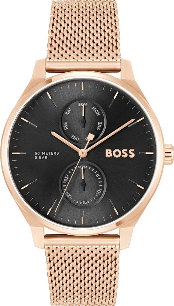 Hugo Boss 1514104 montre chronographe quartz en acier noir — Montres Outlet