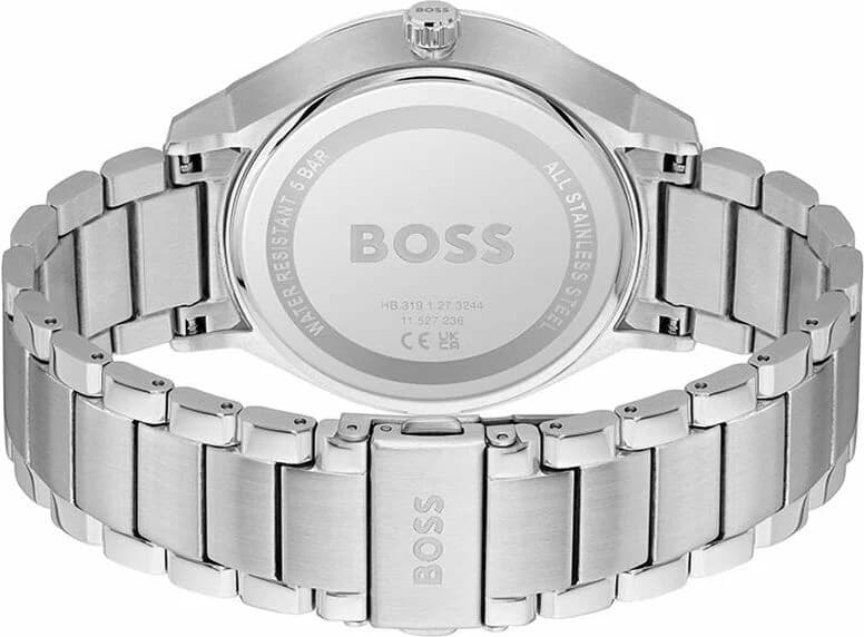 Montre Hugo Boss 1514106 en Acier Argenté avec Cadran Bleu Texturé vue 3