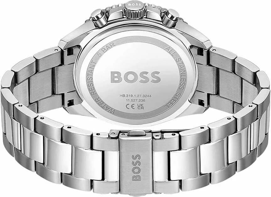 Montre Hugo Boss 1514143 Runner Acier Argenté Cadran Bleu Multifonctions vue 3