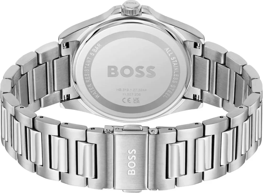 Montre Hugo Boss 1514171 Strike en Acier Argenté et Cadran Turquoise vue 3