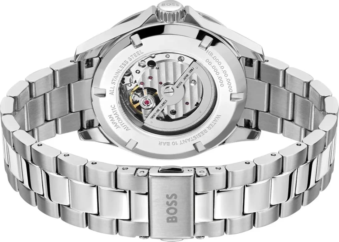 Montre Hugo Boss 1514202 homme détail cadran noir