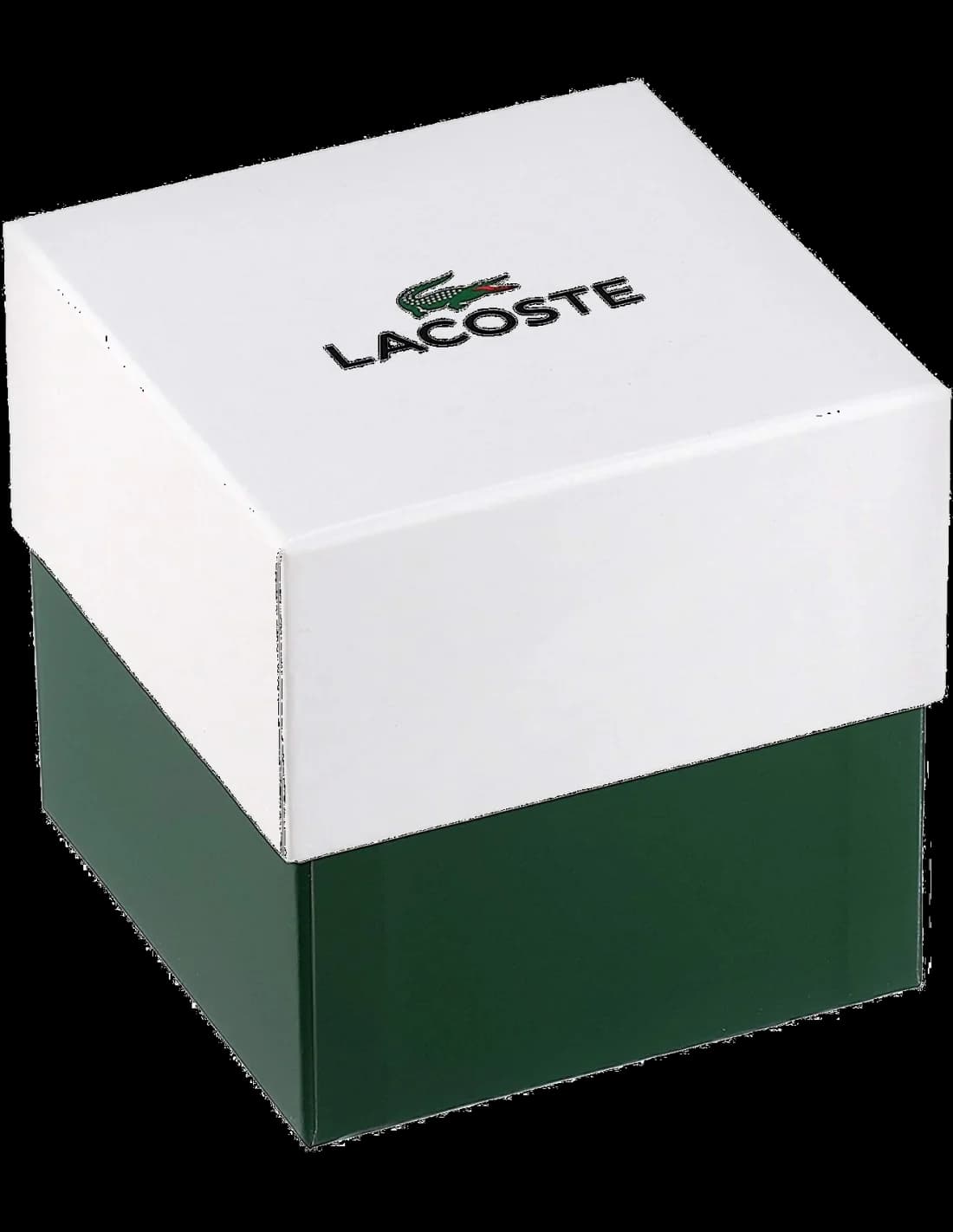 Bracelet Lacoste 2001173 en acier inoxydable bicolore, maillons alternés polis et satinés, fermoir déployante sécurisé