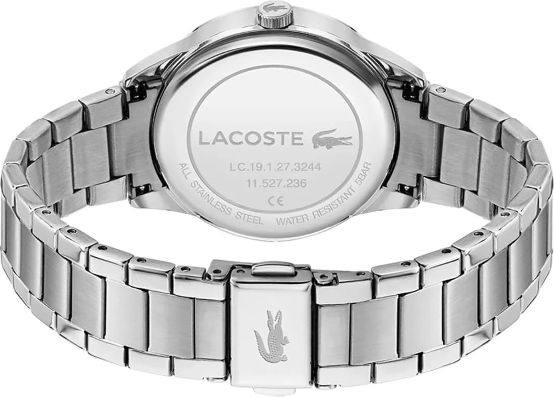 Montre Lacoste 2001189 femme détail cadran argent