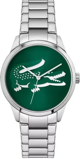 Montre Lacoste 2001190 femme cadran vert bracelet acier inoxydable