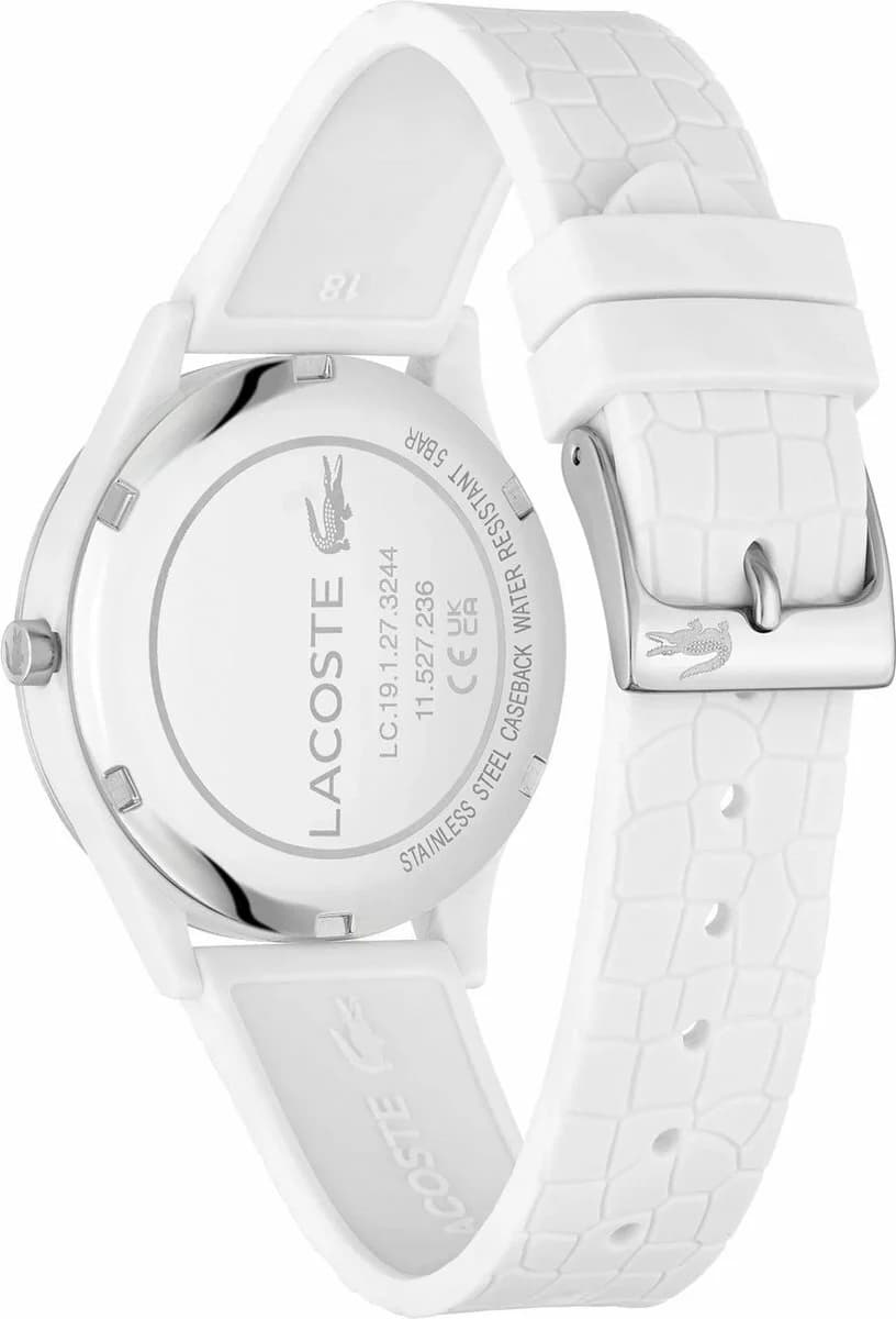 Montre Lacoste 2001246 femme détail cadran blanc