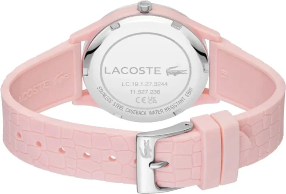 Montre Lacoste 2001248 femme détail cadran rose