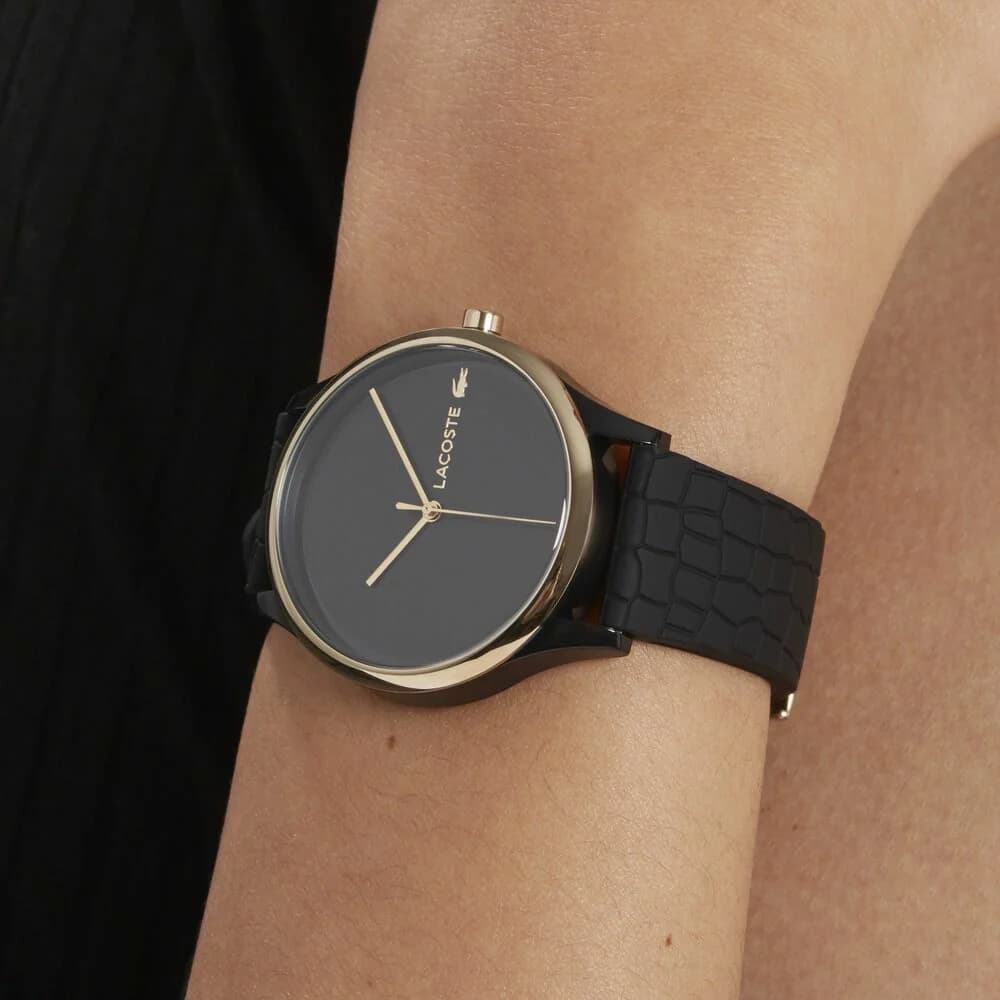 Montre Lacoste 2001249 femme détail bracelet caoutchouc /