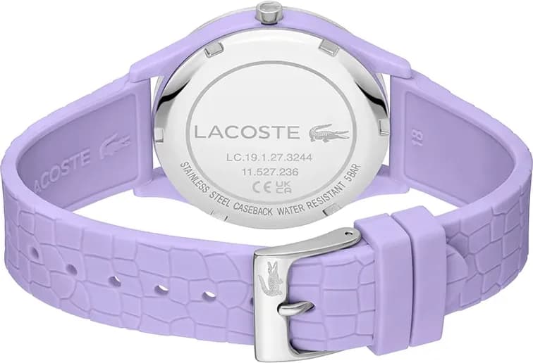 Montre Lacoste 2001284 femme détail cadran violet