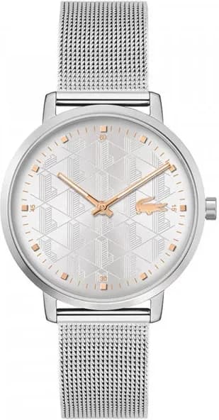 Montre Lacoste 2001285 femme cadran argent bracelet acier inoxydable