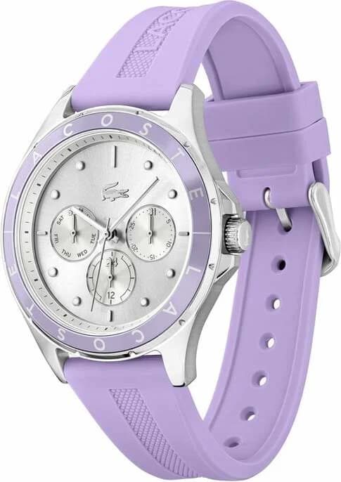 Montre Lacoste 2001300 femme détail cadran argent