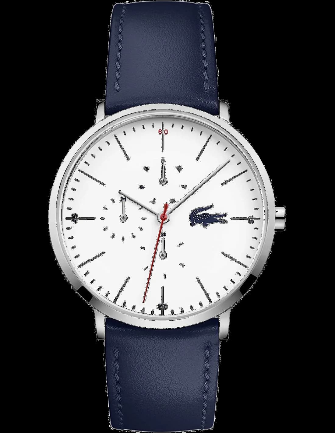 Montre Lacoste 2010975 homme cadran blanc bracelet cuir