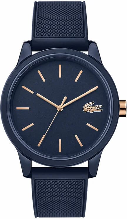 Montre Homme Lacoste 12.12 2011011 Bracelet en silicone bleu