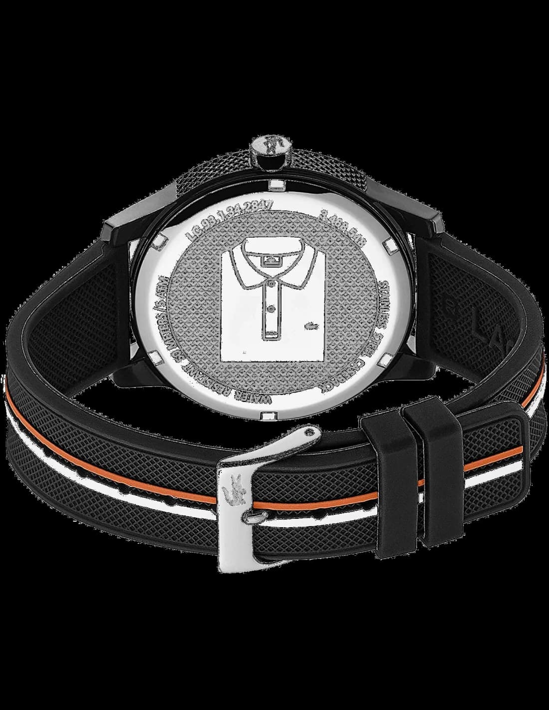 Montre Lacoste 2011071 Bracelet Silicone Noir vue 2