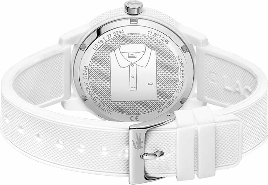 Montre Lacoste 2011130 Bracelet Silicone Blanc vue 4