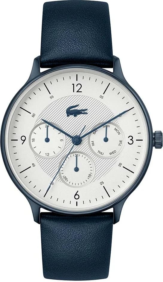 Montre Lacoste 2011140 homme cadran blanc bracelet cuir