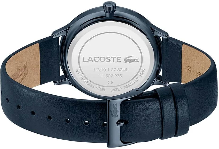 Montre Lacoste 2011140 homme verso boîtier bleu
