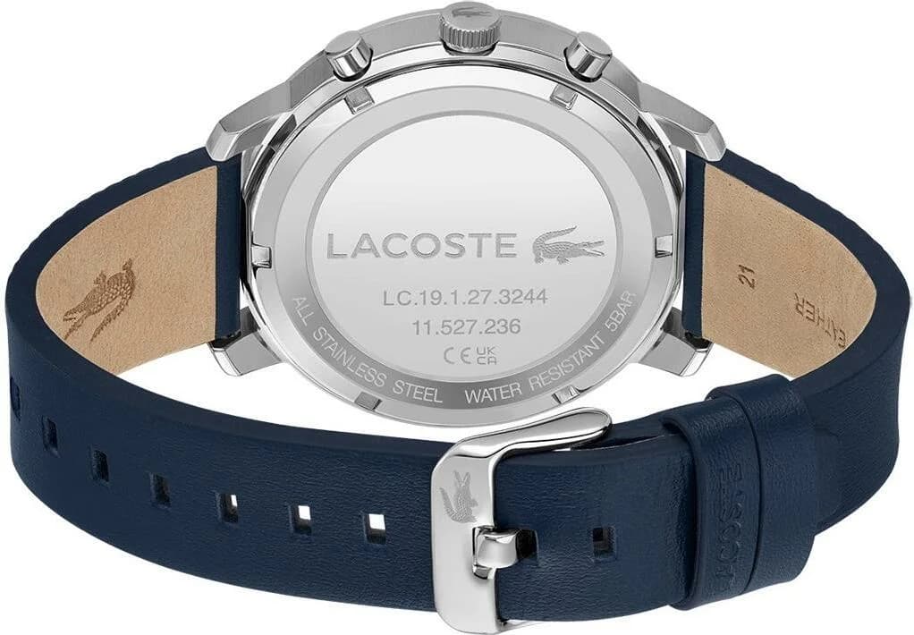 Montre Lacoste 2011176 homme détail cadran bleu