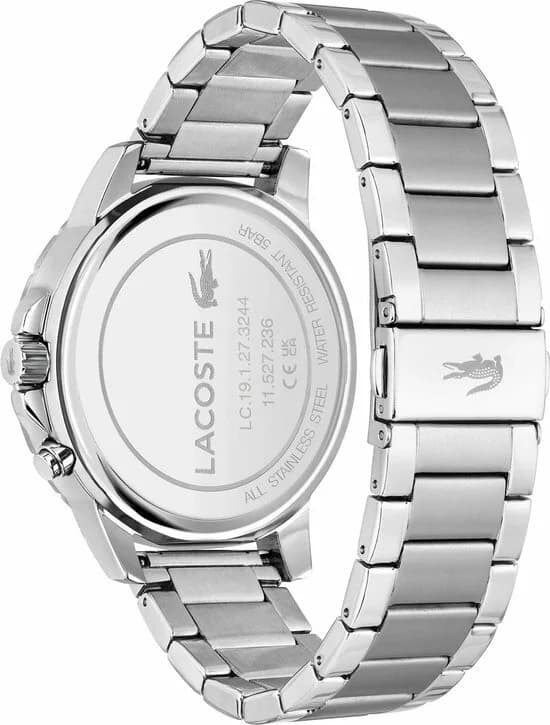 Montre Lacoste 2011207 Endurance en Acier Argenté et Cadran Noir vue 3