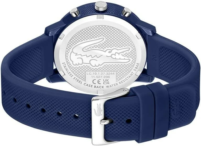 Montre Lacoste 2011244 homme détail cadran bleu