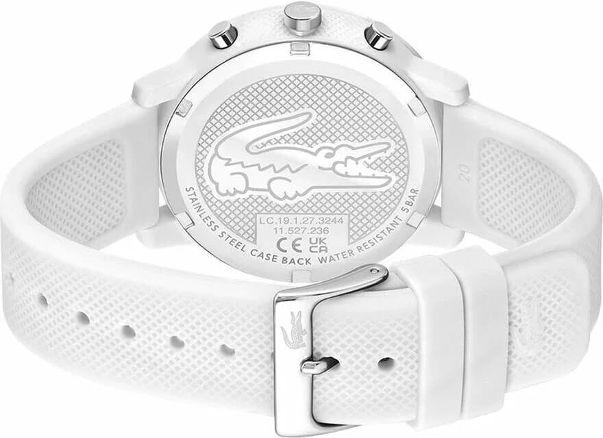 Montre Homme Lacoste 2011246 Chronographe en Silicone Blanc vue 3