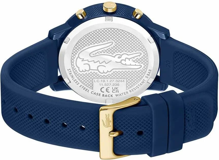 Montre Lacoste 2011248 homme détail cadran bleu
