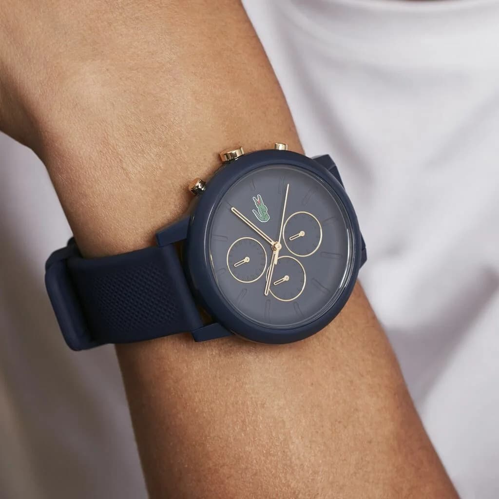 Montre Lacoste 2011248 homme détail bracelet caoutchouc /